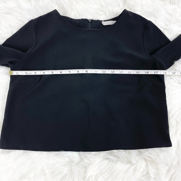 Chelsea Cropped Blouse with Lace Bell Sleeves Size Small - Picture 6 of 6